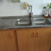 فروش کابینت به همراه سنگ کابینت،هود و سینک|آب‌چکان و نظم‌دهنده ظروف|دامغان, |دیوار