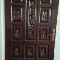 در خونه درب آکردونی موکت و تیکه وسایل