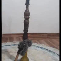 قلیان قدیمی چوبی(طعم آلو یخ)