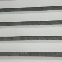 پرده زبرا سفید در حد نو تمیز