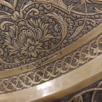 سینی قلم زده مسی