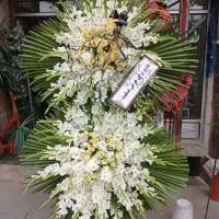 تاج گل ترحیم|گل و گیاه طبیعی|اردبیل, |دیوار