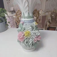 یک عدد گلدون گل برجسته.  توری کار ژاپن|صنایع دستی و سایر لوازم تزئینی|تهران, سهروردی|دیوار