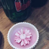 شمع و جاشمعی و ظروف دکوری ست هفت سین با سنگ مصنوعی