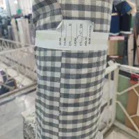 پارچه لنین چهار خونه