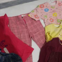 تعدای لباس بچگانه و دخترانه|کفش و لباس بچه|رشت, رودباری|دیوار