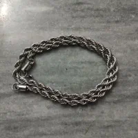 زنجیر طنابی استیل مردانه