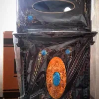 سطل و جای دستمال کاغذی نو