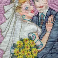 لحاف عروس و داماد