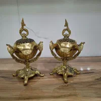 قندان وپروانه برنز