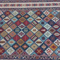 دوعددگلیم فرش یدونه ۳متری ویک ونیم متری تقریبا|گلیم، جاجیم، گبه|رباط‌کریم, |دیوار