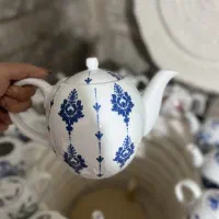 قوری قلم آبی|قوری، کتری، قهوه‌ساز دستی|کرج, شاهین‌ویلا|دیوار