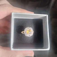 گردنبند و انگشتر سنگ اصل با فاکتور|جواهرات|تهران, شهرک مخابرات|دیوار