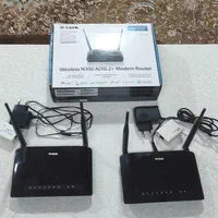 مودم adsl مدل D-Link در حد نو (۲ عدد)