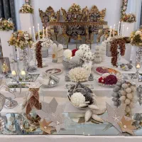 سفره عقد/بادکنک آرایی/بله برون/افتتاحیه/تولدنامزدی
