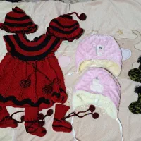 ست بافت دخترانه|کفش و لباس بچه|شیراز, میانرود|دیوار