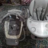 گهواره برقی وصندلی غذا خوری کودک