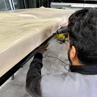 سایبان بازویی زنجیری و بکسلی برقی|خدمات پیشه و مهارت|کاشان, کشاورز|دیوار