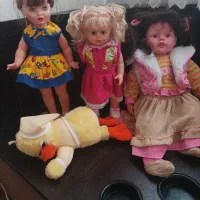 تعدادی عروسک ۵۰۰تومن