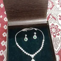گردنبند گوشواره نقره
