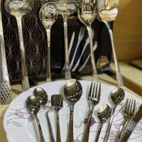 سرویس قاشق چنگال ۱۴۴ پارچه یونیک اروپایی