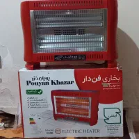 بخاری برقی فن دار پویان خزر ۵ شعله