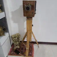 دوربین عکاسی فانوسی قدیمی سالم و تمیز