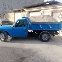 شسته و شن مخلوط خاک باغچه و بلوک