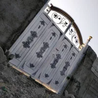 نقاشی ساختمان و درب، پنچره