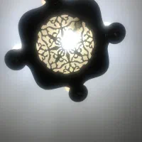 لوستر چهاشعله چوبی|لوستر و چراغ آویز|تهران, ونک|دیوار