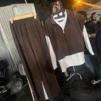 سویشرت شلوار بلوز سه تیکه حراج کردم