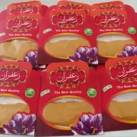 پودر طلایی زعفران از محصولات ارگانیک طلای سرخ