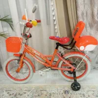 دوچرخه 16 رنگ نارنجی دخترانه