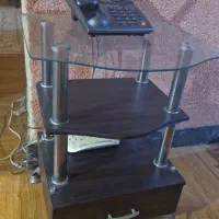 میز تلفن کشو دار  کاملا سالم سه طبقه+یک کشو|میز تلفن|بندرعباس, |دیوار