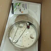 زودپز ۷ لیتری دسینی دارای درب شیشه و توری بخارپز|ظروف پختوپز|کنارک, |دیوار