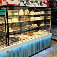 یخچال شیرینی فن دار