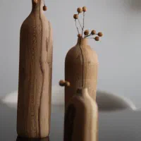 فروش آباژور،میز،شمعدان چوبی|چراغ خواب و آباژور|کرج, شهرک بنفشه|دیوار