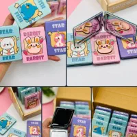 آیینه فانتزی استیکر دار برجسته