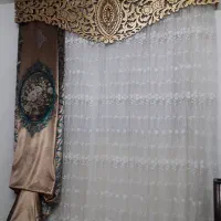 پرده با پنل و میل پرده