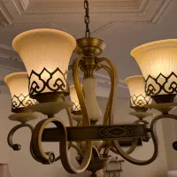 لوستر ۵ شاخه و ۳ شاخه