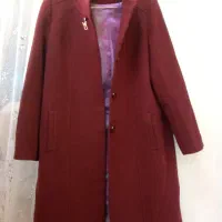 پالتو زنانه زرشکی سایز بزرگ  استردار