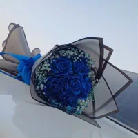 دسته گل روبانی|گل مصنوعی|شوط, |دیوار