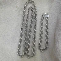 زنجیر و دستبند نقره