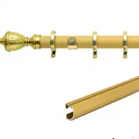 چوب پرده طلایی ۳متری