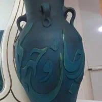 گلدان پتینه سفالی