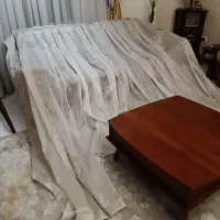 پرده حریر خامه دوزی درحدنو ارتفاع ۲۶۵ و طول ۲۳۰|پرده، رانر، رومیزی|کرج, شهرک ولیعصر|دیوار