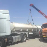 خدمات جرثقیل کفی.5تن و3تن دکل بلندهمراه سبدبالابر