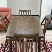 میز نهار خوری چوبی ۴ نفره|میز و صندلی غذاخوری|قم, سعادتی|دیوار