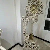 مبل ۹ نفره استیل در حد نو با  ساعت ایستاده|مبلمان خانگی و میز عسلی|تهران, یوسف‌آباد|دیوار