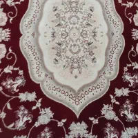 فروش فرش ۹متری رنگ لاکی تمام نخ دقت کنید۹متری|فرش|جهرم, |دیوار